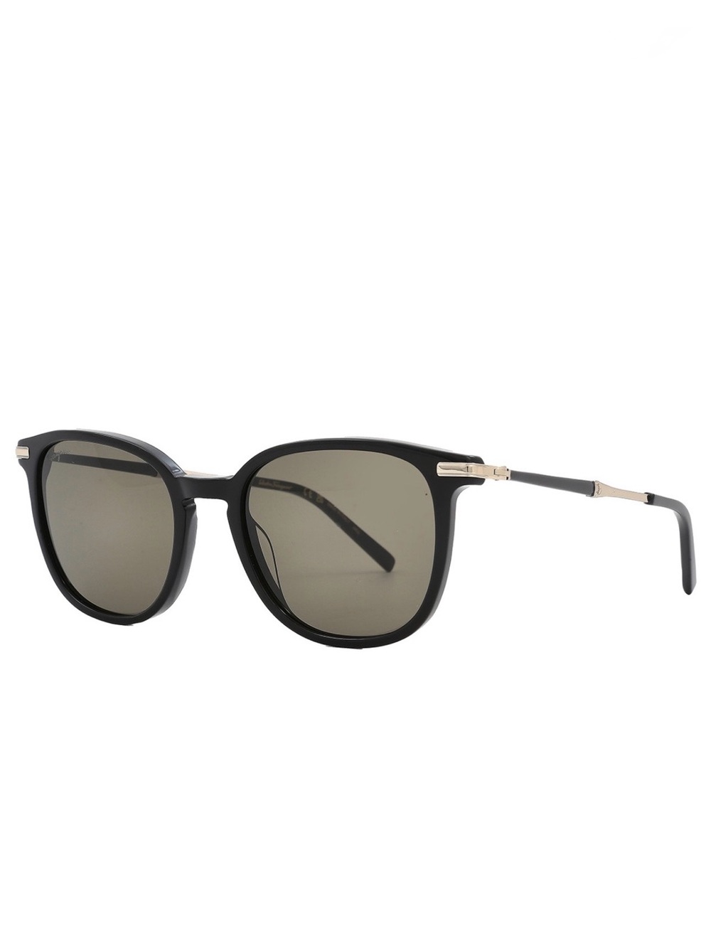 New Salvatore Ferragamo SF1015S 001 Black Men’s 52-19-150 Sunglasses •Authentic